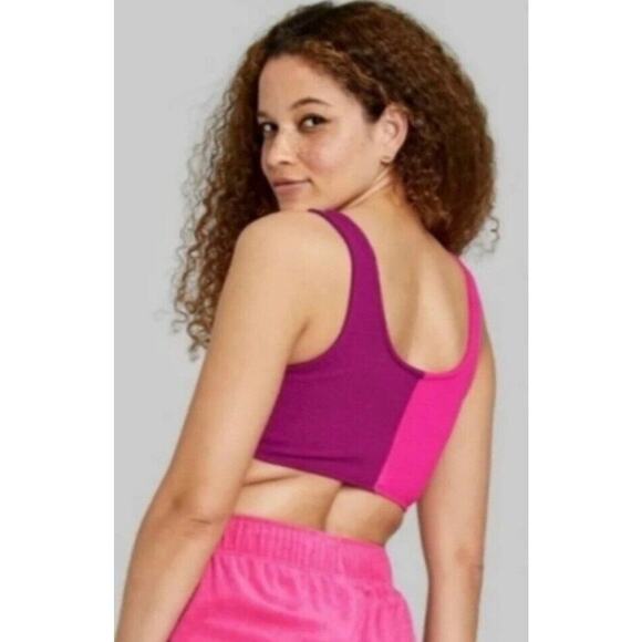 Sports Bra 2 Tone Tank/Sports- Wild Fable Medium - Picture 2 of 4